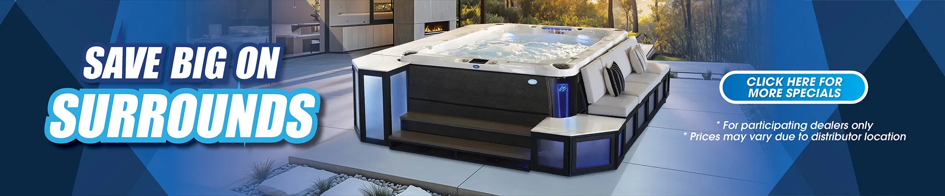 Calspas hot tub being used in a family setting - Rowlett